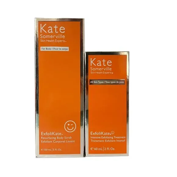 Kate Somerville All Over Glow Exfolikate Body Scrub & Exfoliating Treatment Set